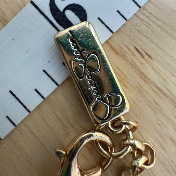 Jessica Simpson Gold-Tone Necklace With Wing Charms & Faux Pearl Accents Chain - Picture 6 of 9